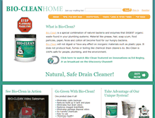 Tablet Screenshot of bio-cleanhome.com
